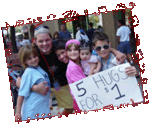Five Hugs for $1 ~ Sep '04 Sixth St. Austin, TX