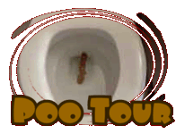 Poo poo splashing on us!